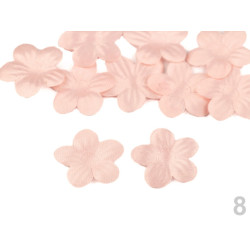 5 pétales ciselées en satin 5cm / Nombreux coloris / Création de fleurs