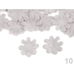10 pétales ciselées en satin 14mm/ Nombreux coloris / Création de fleurs