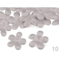 10 pétales ciselées en satin 37mm/Nombreux coloris / Création de fleurs