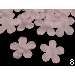 10 pétales ciselées en satin 37mm/Nombreux coloris / Création de fleurs