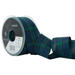 Ruban tartan écossais Black Watch / Toutes largeurs / Ruban écossais, ruban à carreaux, ruban plaid