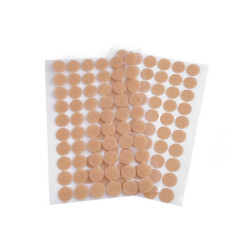 60 pastilles velcro rondes 15mm /blanc, noir, beige, gris / Scratch velcro, pastilles auto-agrippantes, pastilles scratch