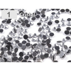 10 g strass hotfix 6 mm thermocollant a facettes CRISTAL transparent