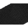 Bandoulière anse de sac textile noire avec mousquetons 113 cm / bandoulière cuir et sangle noire, sangle sac, anse sac noire 