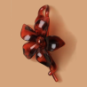 Pince fleur décorative pour cheveux ou chignon / Ecaille de tortue ou noir /  accessoires de coiffure,  barrette, pince cheveux 