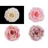 Rose en tissu 80 mm,  fleurs artificielles pour couronnes de fleurs, ikebana, arrangement floral