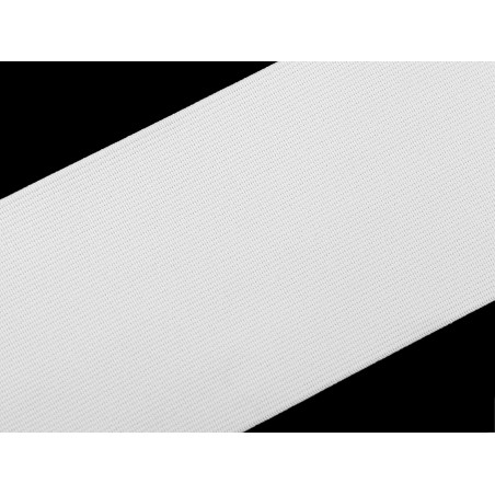 Bande élastique stretch largeur 10 cm noir ou blanc