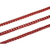 Chaine en metal rouge 5 mm vendue au metre