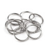 10 anneaux ouverts 24 mm metal